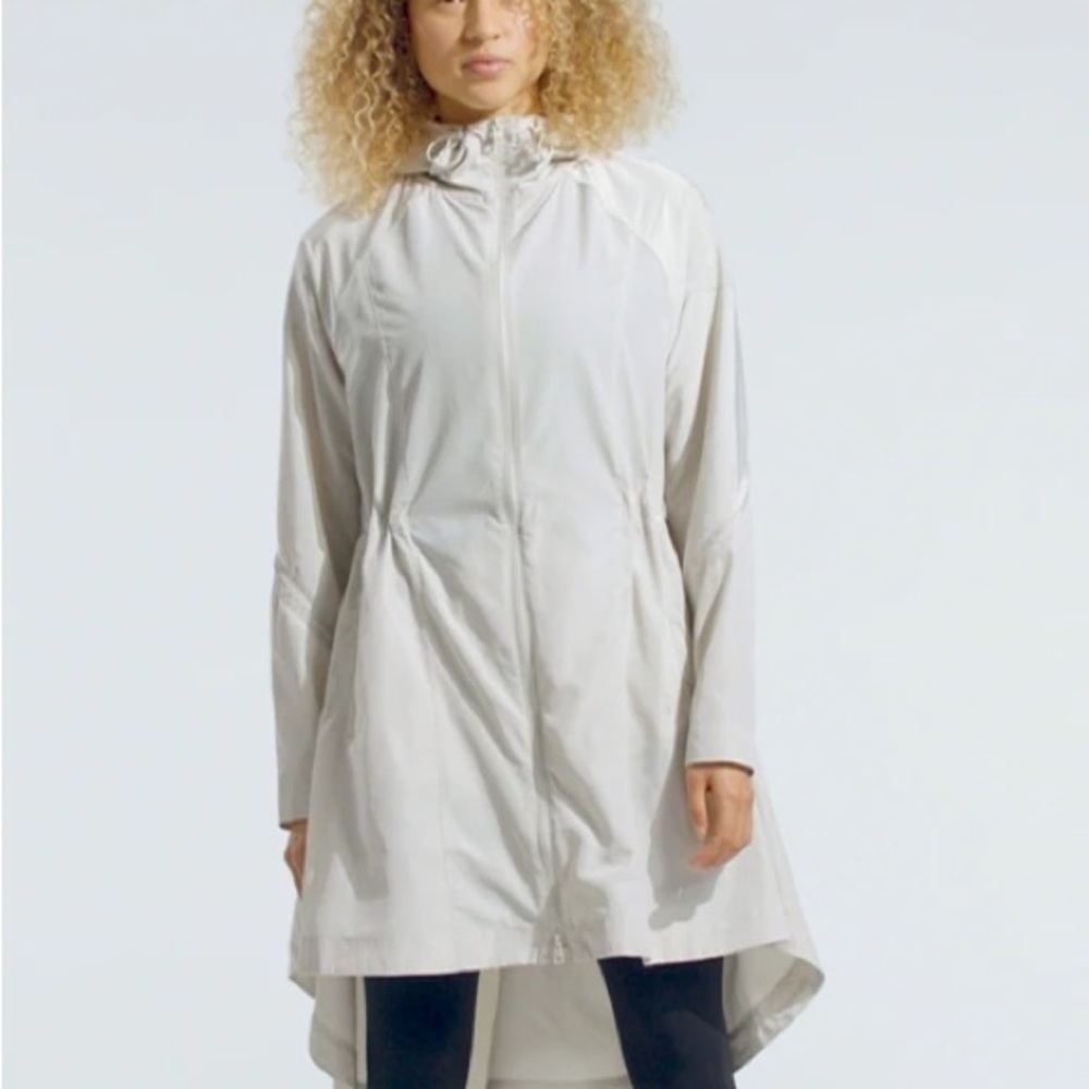 Athleta Women's Trench Coat - Light Gray